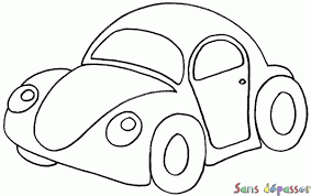 Ce type de véhicule est conçu pour le transport sur route de personnes. Coloriage Petite Voiture Sans Depasser