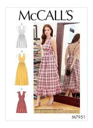 M7951 Sewing Dresses Mccalls Dress Simple Dresses