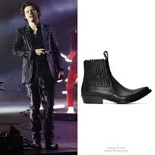 Suede chelsea boots look more luxurious and are extremely in style in 2016. Harry Styles Fashion Archive