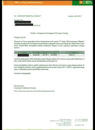 Surat Permohonan Keringanan Pelunasan Hutang Bank Bagi Contoh Surat