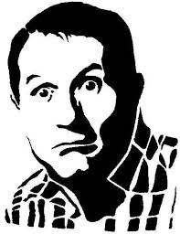 Al Bundy Stencil Template Face Stencils Silhouette Art Optical Illusion Drawing