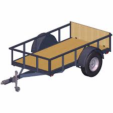 Learn to build a trailer axle in the following video which covers.trailer axle ma. 4x8 Utility Trailer Plans Single Axle 3500 Lbs Capacity Lots Of Options