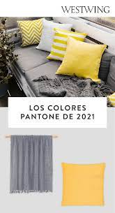 Cor do ano pantone 2021: Pantone 2021 Gris Y Amarillo Brillante Diseno De Interiores Salas Tendencias En Decoracion Decoracion De Interiores