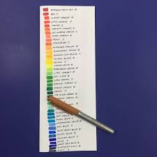 Make This Simple Marker Color Chart