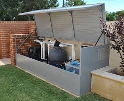 ﻿﻿ if you've ever wanted to hide the pool pump and filter, this post is for you! Pin On Pool