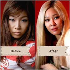What did K-pop singer Jessi look like before plastic surgery?