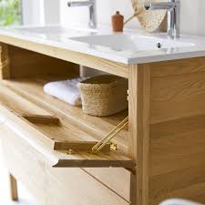 Sotto lavabo copricolonna moderno mobile lavello bagno bianco design elegante. Arredo In Quercia Con Lavabo 120 Cm Arredo Bagno Tikamoon
