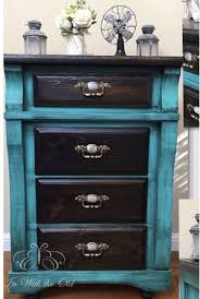 Black And Teal Dresser Repurposed Dresser In General Finishes Patina Green And Black Glaze Repurposed Dresser Shabby Chic Dresser Colorful Furniture
