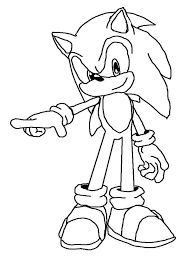 Sonic the hedgehog was originally released as a game by sega in 1991 and was subsequently adapted into animated shows and movies. Sonic Coloring Pages 125 New Pictures Free Printable