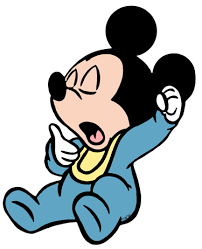 Babymickey Yawning Png 375 462 Baby Disney Mickey Mouse Art Baby Disney Characters