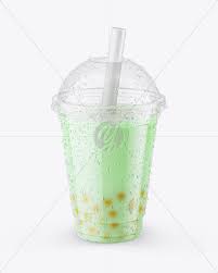 Milk Bubble Tea Cup Mockup In Cup Bowl Mockups On Yellow Images Object Mockups