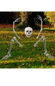 Creepy Graveyard Halloween Decor Ground Breaker Skeleton For Halloween Decorat Halloween Skeleton Decorations Halloween Graveyard Halloween Outdoor Decorations