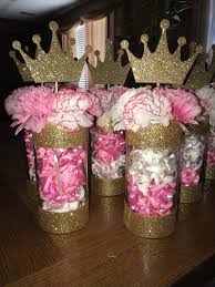 Princess Centerpieces Baby Shower Princess Theme Girl Baby Shower Party Baby Shower Princess