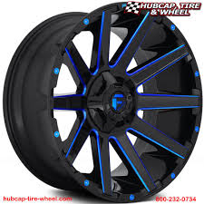 Black And Blue Alloy Wheels Pin On For The Car