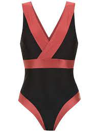Brigitte Panelled Swimsuit Farfetch Panel Swimsuit Swimsuits Womens Swimsuits Bikini