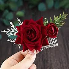 Maybe you would like to learn more about one of these? Amazon Com Fangsen Wedding Rose Flower Hair Comb Bridal Headpiece Floral Hair Accessories Fo Flower Hair Accessories Wedding Flower Hair Comb Flowers In Hair