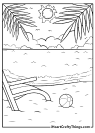 In all honesty, what more could you want? Printable Beach Coloring Pages Updated 2021