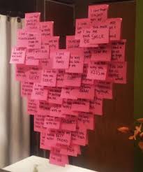 Love Messages On Post It Notes Romantic Valentines Day Ideas Romantic Valentine Boyfriend Gifts