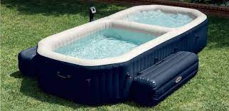 weet je niet wat te kiezen een jacuzzi of een zwembad met deze spa bubble jets met zwembad van intex kan je van beiden genieten zwembad spa zwembad badkuipen