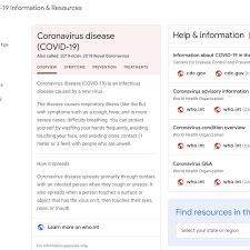 So if your child has any symptoms at all, they should get. Google S Coronavirus Website Finally Launches Alongside Enhanced Search Results The Verge