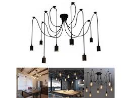 Diy Ceiling Spider Lamp E27 Ajustable 8 Arms Classic Light Retro Antique Pendant Lights For Dining Hall Bedroom Newegg Com