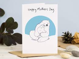This exquisite mother's day card will be the highlight of your mother's big day. Happy Mother S Day Polar Bears Jo Clark Design