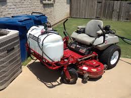After you've attached the striping roller behind the wheels of your mower, here are the basics of. Sprayer Build The Lawn Forum