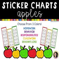 Apple Sticker Charts