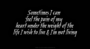 Fallen Angel Sometimes I Can Feel The Pain Of My Heart Under The Weight Of The Life I Wish To Live I M Not Living