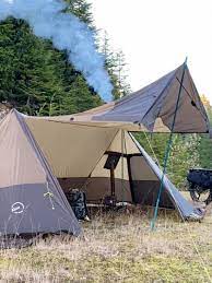 Twinpeak Awning Tent 5p With Wood Stove Jack Preorder In 2021 Tent Camping Camping Hacks