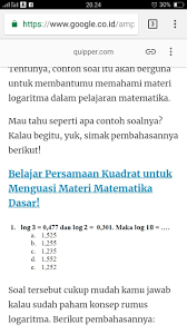Check spelling or type a new query. Contoh Soal Cerita Logaritma Klo Bisa Lebih Dari 2 Brainly Co Id