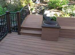 Maybe you would like to learn more about one of these? Trex Deck With Bridge Benches And Planter Boxes In Corvallis At Tntbuildersinc Com Composite Deck Building Deck Trex Deck