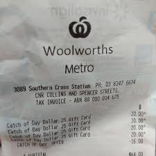 See more itunes gift card discount and sale & codes for june 2021. 25 Catch Gift Card For 16 36 Off Woolworths Metro Ozbargain