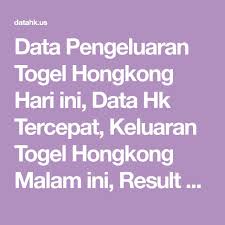 Data Togel Hongkongkong 2020 Tercepat