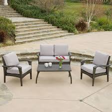 Shop Best Selling Home Decor Honolulu 4 Piece Wicker Patio Conversation Set At Lowes Com Patio Furniture For Sale Outdoor Sofa Sets Conversation Set Patio