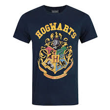 amazon com harry potter hogwarts crest mens t shirt clothing