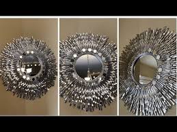Dollar Tree Diy 24 Decorative Wall Mirror Hi Guys Welcome Back To My Channel For This Proj Wall Mirror Diy Dollar Tree Mirrors Dollar Store Diy