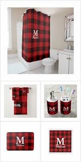 Black And White Buffalo Plaid Bathroom Decor Rustic Red Buffalo Plaid Bathroom Collection Rustic Red Buffalo Plaid Bathroom Set Western Country Woo Bathroom Red Bathroom Collections Kid Bathroom Decor