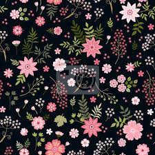 Maybe you would like to learn more about one of these? Seamless Ditsy Floral Pattern With Cute Pink Flowers And Green Wandsticker Zeichnen Design Dekor Myloview De
