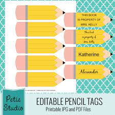 Printable label & templates download. Exclusive Free Printables Pencil Labels School Printables School Labels Printables