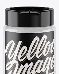 Download Salt Jar Mockup In Jar Mockups On Yellow Images Object Mockups PSD Mockup Templates