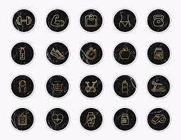 The gliding glaciers' brief appearance in the world of marble sports was nothing short of a disaster and the cause of their failure has seldom been explored. Marble Gold Gym Instagram Icons By North Sea Studio Thehungryjpeg Com