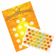 a4 super star award reward chart and stickers