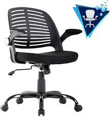 The Perfect Office Chair Desk Chair Mesh Computer Chair With Lumbar Support Flip Up Arms Executive Mid Back In 2020 Mesh Computer Chair Ergonomic Chair Computer Chair