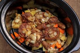 Add Oxtail Mixture To Crock Pot Oxtail Stew Cooking Oxtails Oxtail Recipes