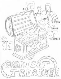The coloring page is printable and can be used in the classroom or at home. Treasures In Heaven Coloring Page Coloring Home