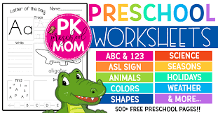 If you are looking for fun, educational prek worksheets you will love the huge variety we have for you to print for free! Free Preschool Worksheets Printables Preschool Mom