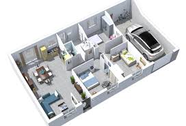 Plan De Maison 3 Chambres Modele Habitat Concept Baya