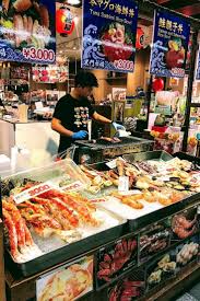 Guide D 39 Osaka Marche Kuromon Ichiba Et Rue Des Ustensiles De Cuisine Sennichimae Cuisine D39osaka Des Guide Ichiba Kuro Osaka Seafood Market Japan