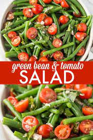 Green Bean Tomato Salad Recipe Green Bean Recipes Healthy Green Beans Quick Salad Recipes